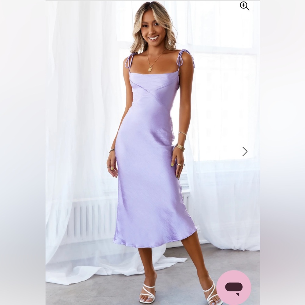 Hello Molly Lavender Midi Dress